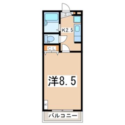 郡山駅 バス24分  台新下車：停歩4分 2階の物件間取画像